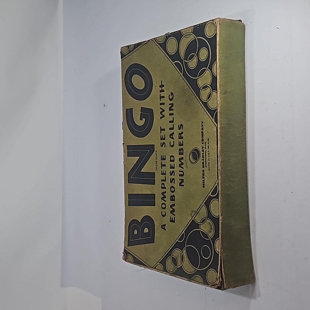 Vintage 1930's Milton Bradley No. 4148 Bingo Game.